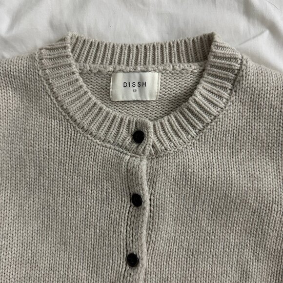 DISSH Foster Chalk Knit Vest - Picture 3 of 3